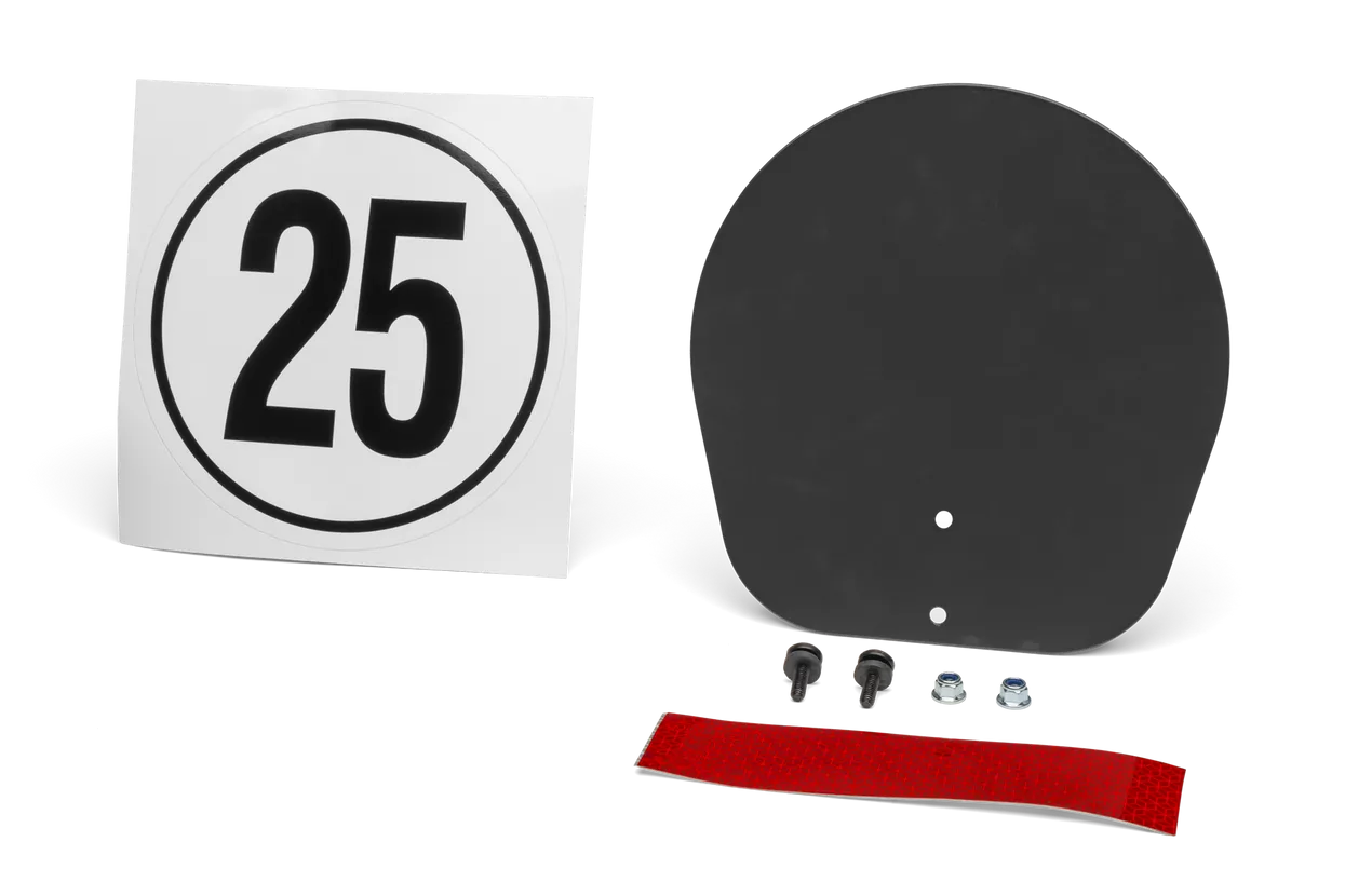 Warnschild - Max Speed kit